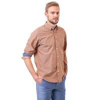 Koszula męska TIMBERLAND KOSZULA LS MUMFORD CHAMBRAY 7452j358 kolor brązowy