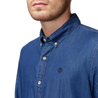 Koszula męska TIMBERLAND KOSZULA LS MUMFORD RIVER CLASSIC CHAMBRAY a1me5k53 kolor granatowy