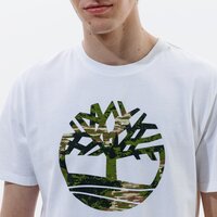 T-shirt, koszulka męska TIMBERLAND T-SHIRT KENNEBEC RIVER SEASONAL PATTERN TREE LOGO tb0a2faq1001 kolor biały
