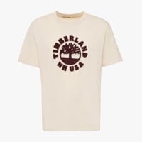 T-shirt, koszulka męska TIMBERLAND T-SHIRT HOLIDAY FRONT GRAPHIC SS TEE tb0a5mj2efl1 kolor beżowy