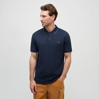 Koszulka polo męska TIMBERLAND POLO TIPPED PIQUE SHORT SLEEVE POLO tb0a5w4y4331 kolor granatowy