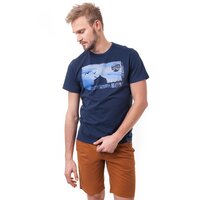 T-shirt, koszulka męska TIMBERLAND T-SHIRT LOST ON THE COAST TEE 7105j019 kolor czarny