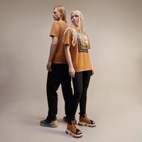 T-shirt, koszulka męska TIMBERLAND T-SHIRT SS OUTDOOR INSPIRED GRAPHIC TEE tb0a6f4kp471 kolor brązowy