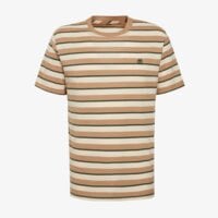 T-shirt, koszulka męska TIMBERLAND T-SHIRT STRIPE SS TEE tbc0yhddaib1 kolor beżowy