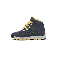 Dziecięce buty zimowe TIMBERLAND GT SCRAMBLE MID LTHR WP a1lzd kolor granatowy