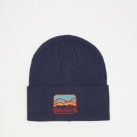 Czapka zimowa damska TIMBERLAND CZAPKA BEANIE WITH MOUNTAIN PATCH tb0a2pnj4511 kolor granatowy