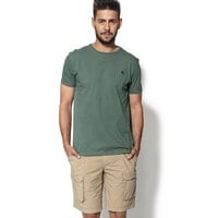 T-shirt, koszulka męska TIMBERLAND T-SHIRT SS DUNSTAN RV CREW SLIM TEE a1lotj02 kolor zielony