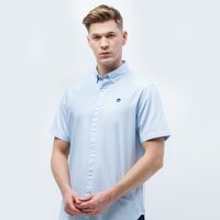 Koszula męska TIMBERLAND KOSZULA SS ELA RIVER ELEVATED OXFORD SOLID SHIRT  tb0a21ydb021 kolor niebieski
