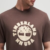 T-shirt, koszulka męska TIMBERLAND T-SHIRT HOLIDAY FRONT GRAPHIC SS TEE tb0a5mj22431 kolor brązowy