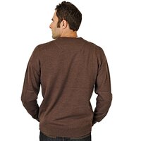 Sweter męski TIMBERLAND SWETER SOLID MERINO V NECK 89466968 kolor brązowy