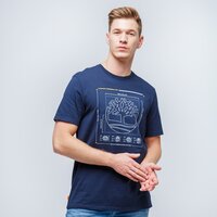 T-shirt, koszulka męska TIMBERLAND T-SHIRT KENNEBEC BRAND CARRIER PUFF EFFECT GRAPHI tb0a2cb94331 kolor granatowy