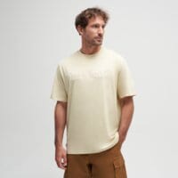 T-shirt, koszulka męska TIMBERLAND T-SHIRT SHORT SLEEVE TEE tb0a6vpe2601 kolor beżowy