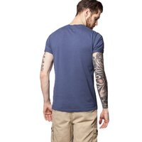 T-shirt, koszulka męska TIMBERLAND T-SHIRT SS DUNSTAN  RIVER CREW TEE a12u6432 kolor fioletowy
