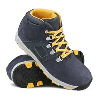Dziecięce buty zimowe TIMBERLAND GT SCRAMBLE MID LTHR WP a1lzh kolor granatowy