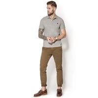 Koszulka polo męska TIMBERLAND POLO SS MILLERS RIV ER PIQUE R a1s4j052 kolor szary