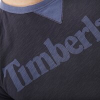 T-shirt, koszulka męska TIMBERLAND T-SHIRT TBL RINGER  GRAPHIC TEE 4700j434 kolor granatowy