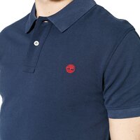 Koszulka polo męska TIMBERLAND POLO SS MILLERS RIVER PIQUE SLIM POLO tb0a1lil4331 kolor granatowy