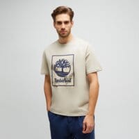 T-shirt, koszulka męska TIMBERLAND T-SHIRT FRONT SEASONAL GRAPHIC TEE tb0a5mqpcy21 kolor beżowy