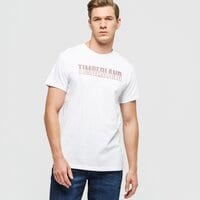 T-shirt, koszulka męska TIMBERLAND T-SHIRT SS HD BRAND TEE tb0a1yxs1001 kolor biały