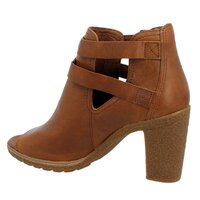 Buty casual damskie TIMBERLAND EK GLANCY PEEP TOE  8026b kolor brązowy