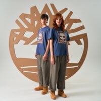 T-shirt, koszulka męska TIMBERLAND T-SHIRT FRONT SEASONAL GRAPHIC TEE tb0a5mqpeyo1 kolor niebieski