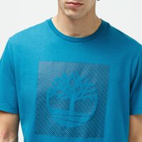 T-shirt, koszulka męska TIMBERLAND T-SHIRT SS FRONT GRAPHIC TREE BOX LOGO tb0a2g3hg941 kolor niebieski