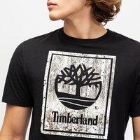 T-shirt, koszulka męska TIMBERLAND T-SHIRT SS SEASONAL PRINT FRONT STACK LOGO TEE tb0a6cea0011 kolor czarny