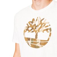 T-shirt, koszulka męska TIMBERLAND T-SHIRT KNNBEC CAMO TEE a1gzg130 kolor biały