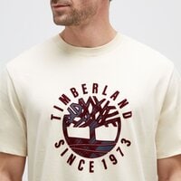 T-shirt, koszulka męska TIMBERLAND T-SHIRT HOLIDAY FRONT GRAPHIC SS TEE tb0a6vntefl1 kolor beżowy