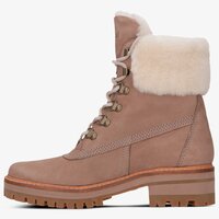 Damskie buty zimowe TIMBERLAND COURMAYEURVALLEY SHEARLIN a1sa8 kolor beżowy