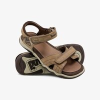 Sandały dziecięce TIMBERLAND EK OAK BLUFFS LEATHER 2 STRAP 2170a kolor brązowy