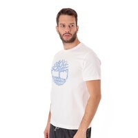 T-shirt, koszulka męska TIMBERLAND T-SHIRT TREE LOGO 4667j130 kolor biały