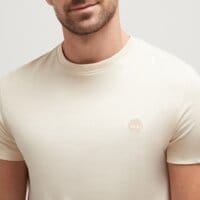T-shirt, koszulka męska TIMBERLAND T-SHIRT DUNSTAN RIVER SHORT SLEEVE TEE tb0a2bprefl1 kolor beżowy