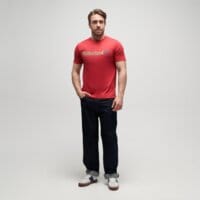T-shirt, koszulka męska TIMBERLAND T-SHIRT LINEAR LOGO SHORT SLEEVE TEE tb0a5upqn961 kolor czerwony