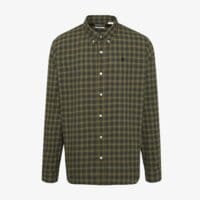 Koszula męska TIMBERLAND KOSZULA SOLUCELL GINGHAM SHIRT tb0a4517j201 kolor zielony