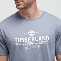 T-shirt, koszulka męska TIMBERLAND T-SHIRT TFO WORK GRAPHIC SHORT SLEEVE tb0a6wcx0731 kolor niebieski