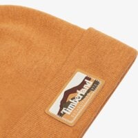 Czapka zimowa damska TIMBERLAND CZAPKA MOUNTAIN PATCH BEANIE tb0a663t2311 kolor żółty