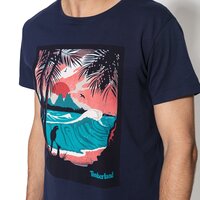 T-shirt, koszulka męska TIMBERLAND T-SHIRT SS KENNEBEC RV VINTAGE a1l8jj38 kolor granatowy