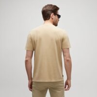 T-shirt, koszulka męska TIMBERLAND T-SHIRT TFO SEASONAL GARMENT DYED SS tb0a6de9dh41 kolor beżowy