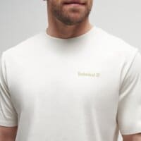 T-shirt, koszulka męska TIMBERLAND T-SHIRT MAGNET BACK GRAPHIC TEE tb0a5mnvcm91 kolor biały