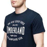T-shirt, koszulka męska TIMBERLAND T-SHIRT SS TFO ECLECTIC GRAPHIC TEE tb0a1o2k4331 kolor granatowy