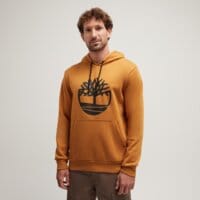 Bluza męska TIMBERLAND BLUZA Z KAPTUREM NORTHWOOD TREE LOGO tb0a626up471 kolor żółty