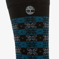 Męskie skarpetki TIMBERLAND SKARPETY 1PP FAIR ISLE BOOT SOCK tb0a1eqa0011 kolor czarny