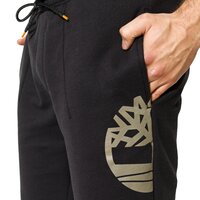 Szorty, spodenki męskie TIMBERLAND SZORTY JOGGER SHORT VISIBLE LOGO UC a1n6p001 kolor czarny