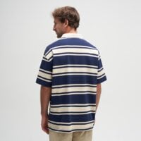 Koszulka polo męska TIMBERLAND POLO SS STRIPED RUGBY tb0a5mhgagj1 kolor granatowy