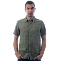 Koszula męska TIMBERLAND KOSZULA SS LINEN PELHAM 37601590 kolor khaki