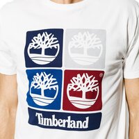 T-shirt, koszulka męska TIMBERLAND T-SHIRT SS MULTIGRAPHIC TEE UC a1n4ub30 kolor biały