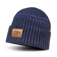czapka zimowa męska TIMBERLAND CZAPKA ZIMOWA GULF BEACH RIBBED BEANIE a1egwtb9 kolor granatowy