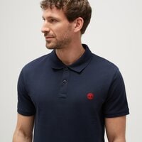 Koszulka polo męska TIMBERLAND POLO TFO CHEST LOGO SHORT SLEEVE POLO tb0a2bs14331 kolor granatowy