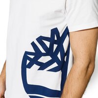T-shirt, koszulka męska TIMBERLAND T-SHIRT SS MULTIGRAPHIC TEE UC a1n4u100 kolor biały